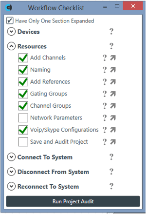 CONSOLE AI Workflow Checklist